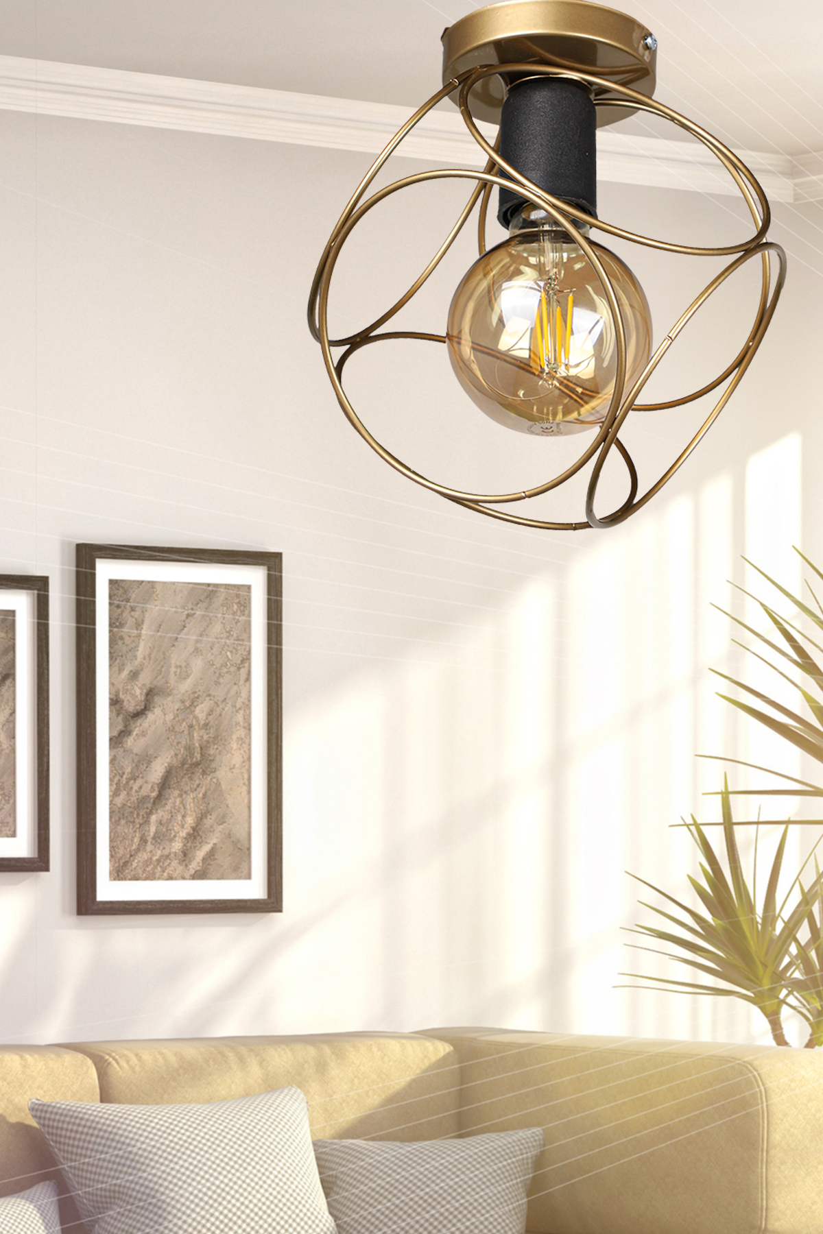 MODERN Chandelier Antique